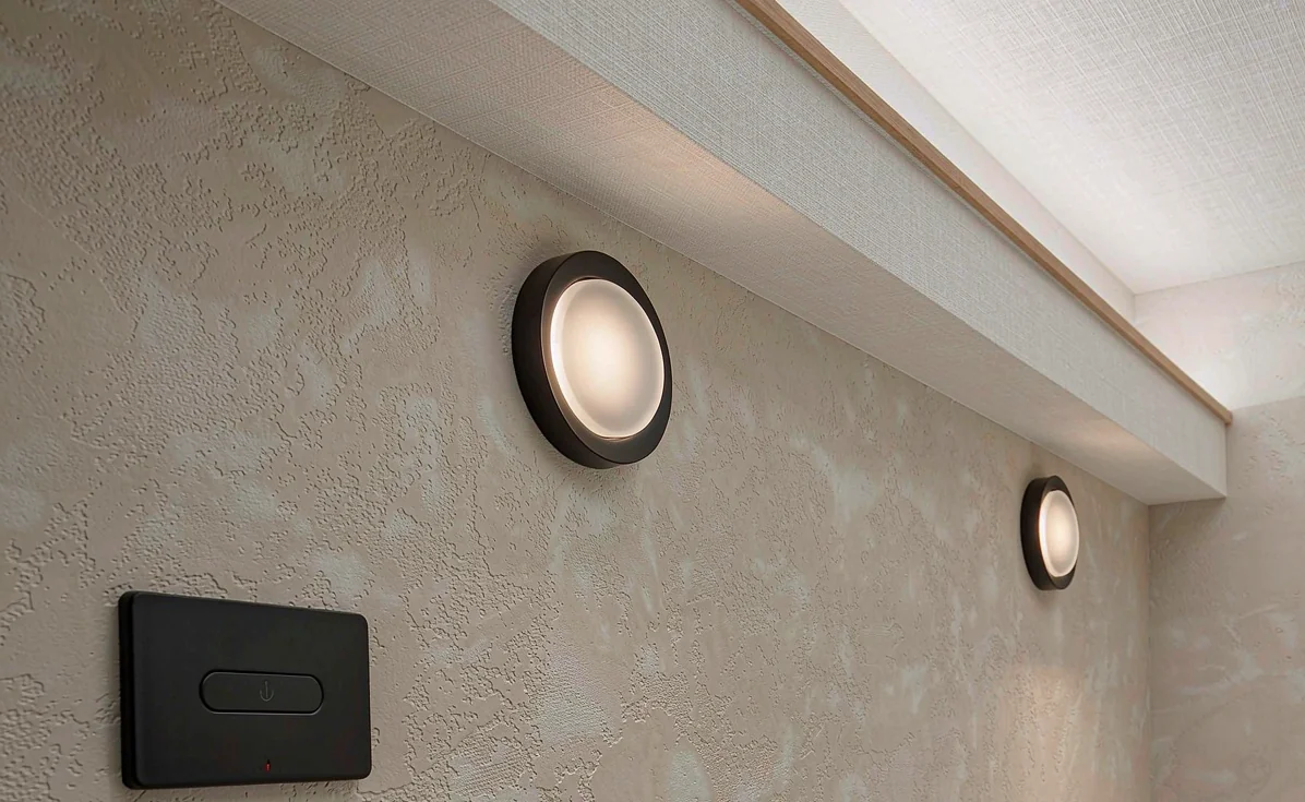 Lighting and switches for hospitality and residential fit-outs