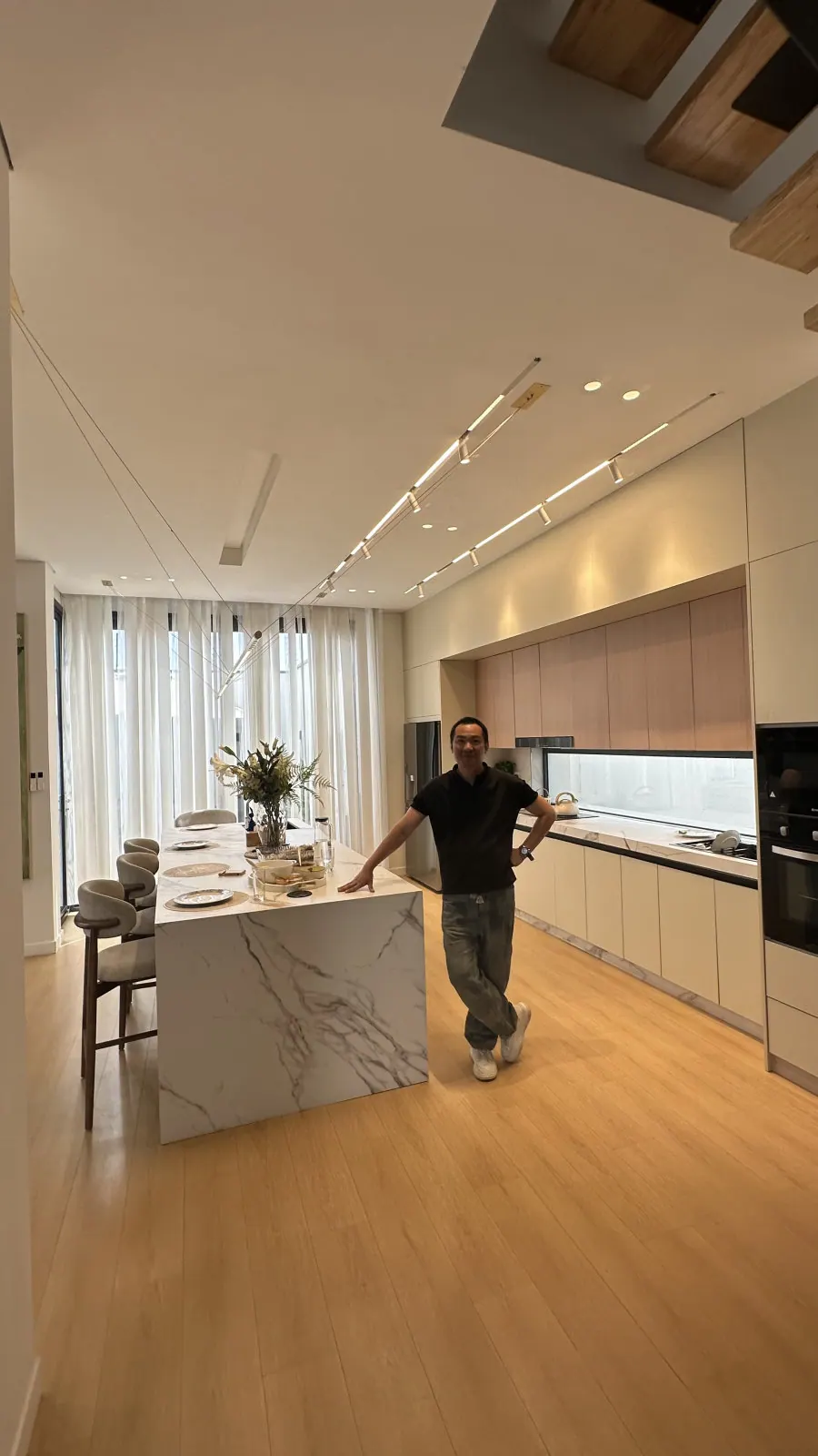 Finished INDECO kitchen with quartz-style benchtop